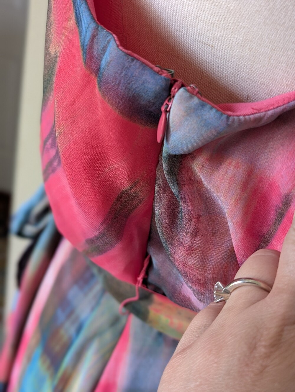 Plus Size Tie Dye Maxi Dress - Picture 6 of 16